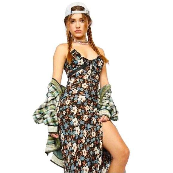 💕💕 HOST PICK 💕💕 Free People “All I Wanted” Maxi Slip Dress Size XS NWT - Picture 6 of 8